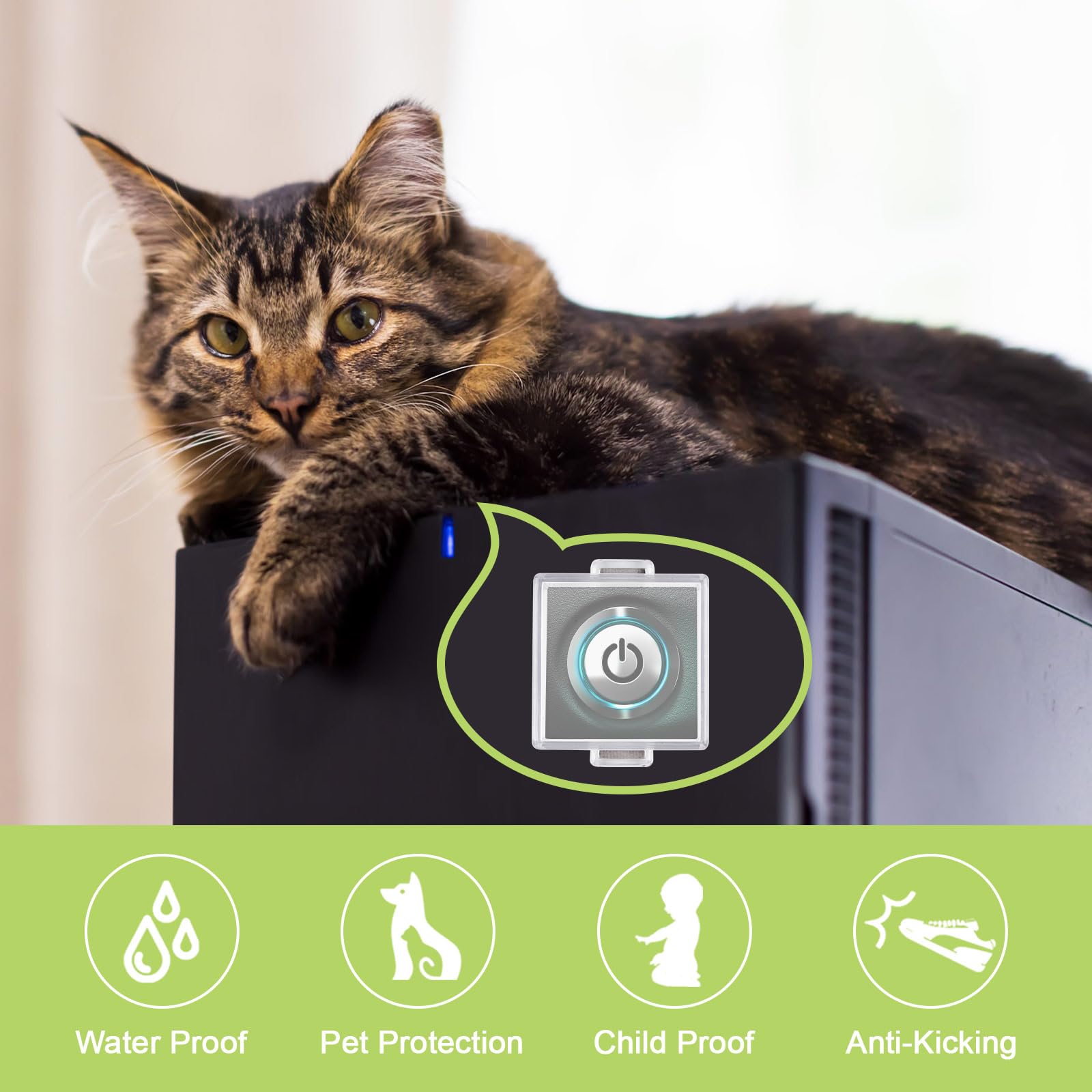UFURMATE Magnetic Button Switch Cover - Image 3