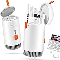 Vista 7 de Kit limpiador de pantalla de teléfono portátil, spray de limpieza con cepillo para teclado de computadora para iPhone, AirPods, Macbook iPad