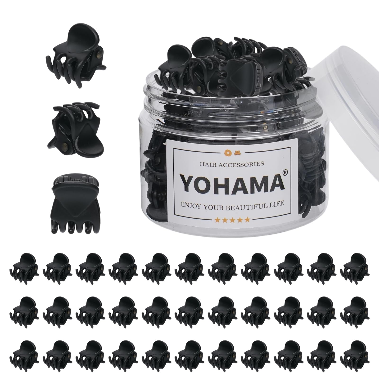 YOHAMA Mini Hair Clips - 36 Pack for Kids & Adults -20