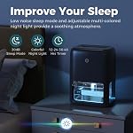 BREEZOME 60 OZ Dehumidifiers for Home, Dual-Semiconductor Quiet Dehumidifier with Timer Auto-Off Sleep Mode 7 Colors Light Portable Small Dehumidifiers for Bathroom, Cloakroom, RV, Black