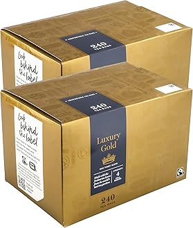 480 Luxury Gold Tea Bags, Full Bodied Blend, Strength 4, Compostable, 1.5kg