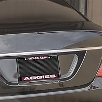 Vista 212 de Rico Industries NCAA Black Laser Cut Chrome Frame 12" x 6" Black Laser Cut Chrome Frame - Car/Truck/SUV Automobile Accessory