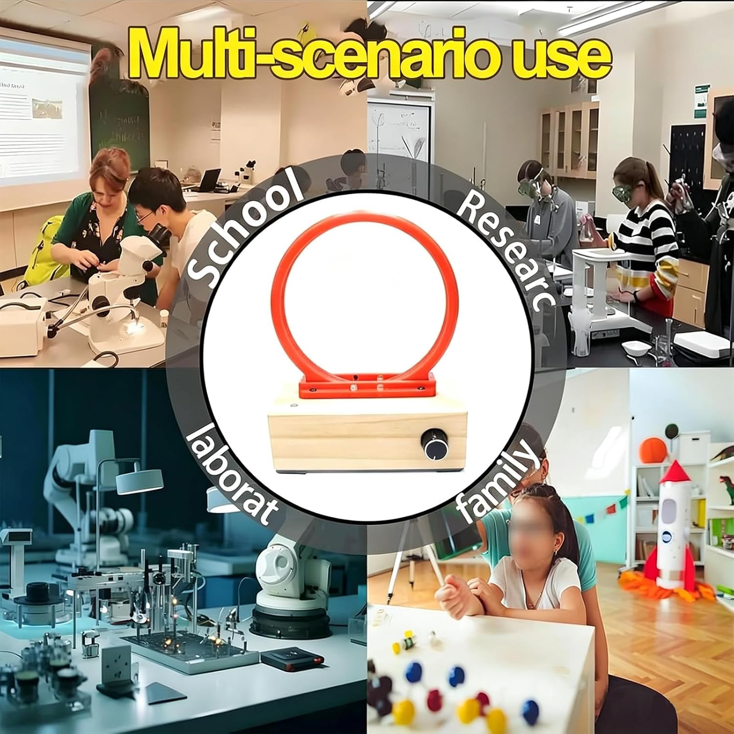 Modello Fai-da-te Di Macchina A Moto Perpetuo, Ciclotrone Elettromagnetico Per Esperimenti Scientifici Con Sfera Di Ferro, Risposta Rapida, Strumento Didattico Scientifico Per Laboratorio E Aula
