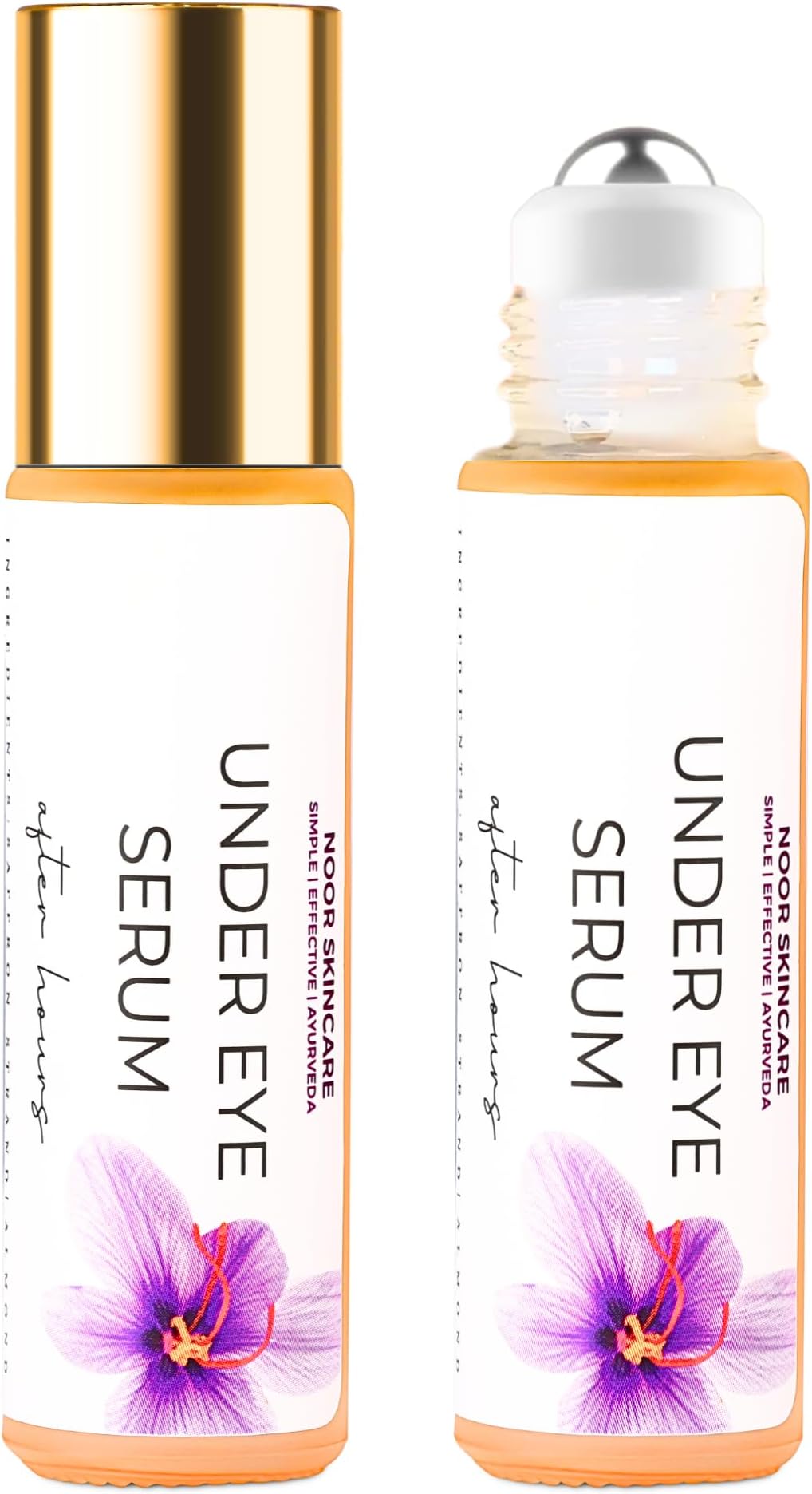 Under Eye Serum - for Dark Circles Removal and Wrinkles, Under Eye Roll On & Dark Circle Remover, Anti Wrinkle, Heals Puffy Eyes and Fine Lines, 100% Organic (Women/Men)