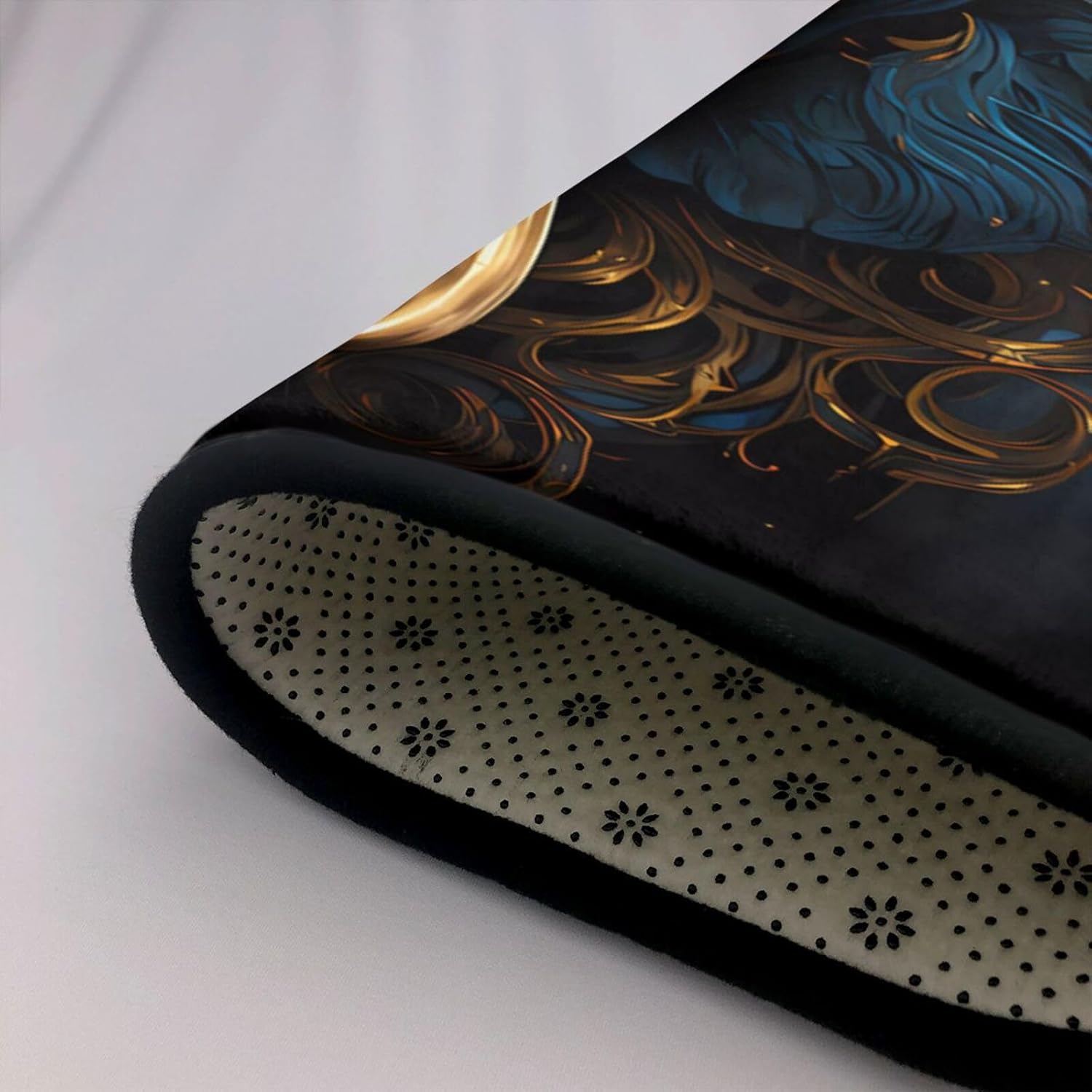 Eerie Elephant Printed Floor mat 80x58 inches, Non-Slip Decorative Carpet for Bedroom and Living Room