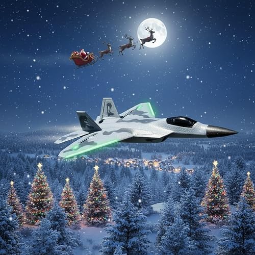 Miniatura 5 de Avión RC Jet Extra con 3 Baterías, Avión de Control Remoto 2025 Regalo de Navidad - Nuevo Modelo de Aviones Luz LED Avión de Combate Juguete del