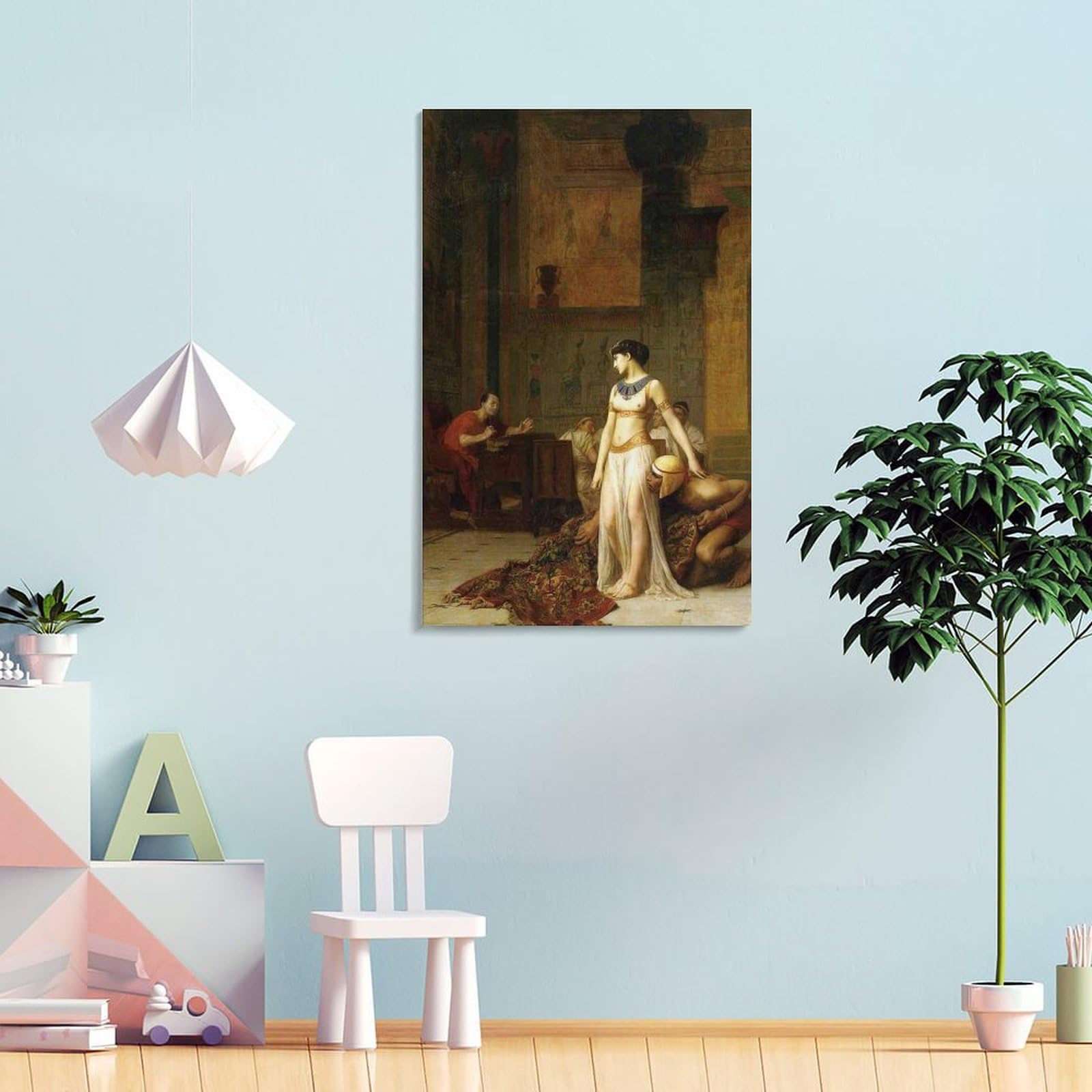 Amazon.co.jp: ジャンレオンジェローム「クレオパトラVII」 アート