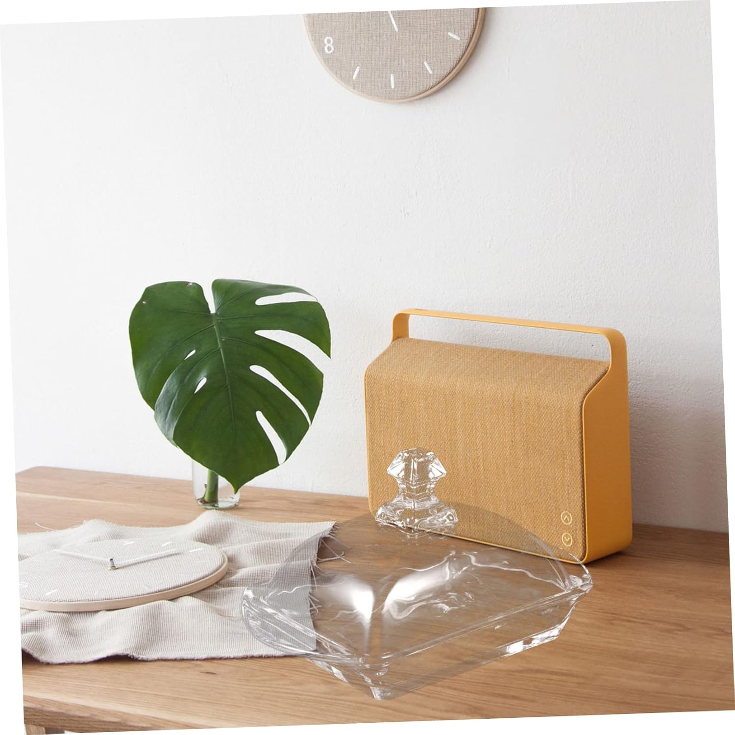 Glass Butter Storage Box with Lid Reusable Cheese Dish Covered Butter Keeper for Kitchen Use Elegant Design