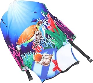 Bagagem 3 Pçs Capa De Mala Protetor De Mala Máscara De Segurança Poliéster Elasticidade Capa De Bagagem Sacos De Viagem Mala De Viagem Usar Capa De Mala De Viagem Tampas De Bagagem