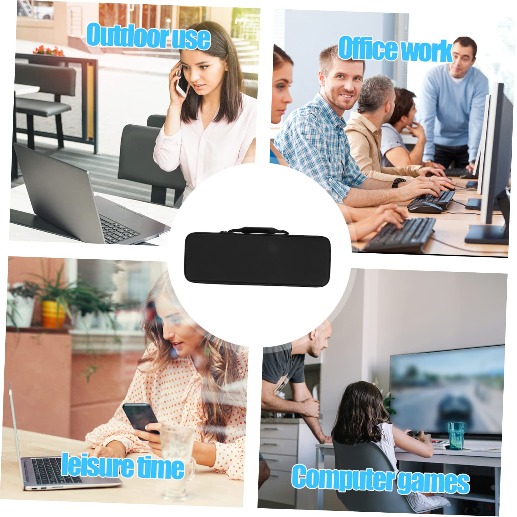 Custodia Per Tastiera Borsa Per Tastiera Porta Contenitore Della Borsa Per Il Trasporto Della Portaoggetti Per Viaggiare Borsetta Portatile Eva
