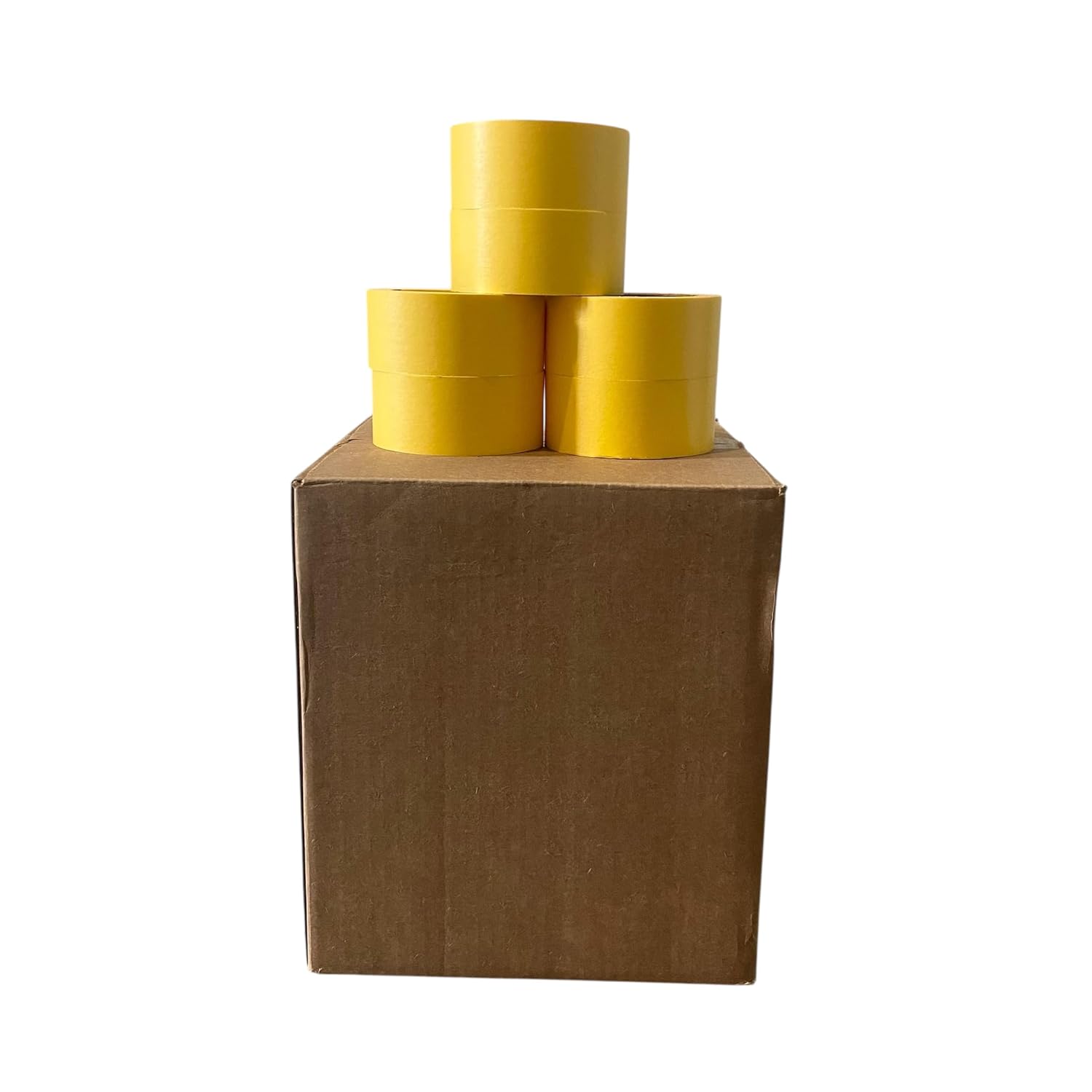 Lot of 24 Rolls 2" X 60 Yrds Fine Edge Yellow Painters Masking Tape
