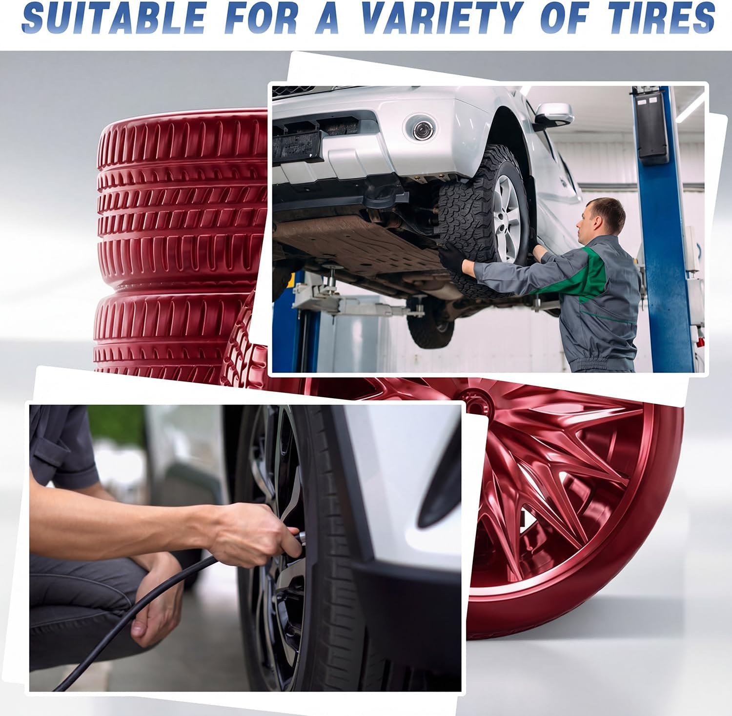 BBTO 32 Pcs Double Seal Tire Valve Stem Caps Inflate Tire Metal Valve Flow Through Tires Air Caps for High Pressure Truck Car RV Semi Bus Tires for Van Trailers Semi Trailer Boats (Black)