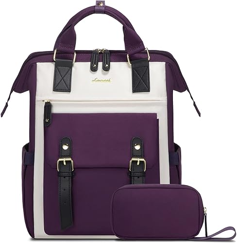 LOVEVOOK - Mochila para laptop de mujer, mochila para profesores y enfermeras, bolsa de trabajo, viaje, mochilas para computadora, bolsa para