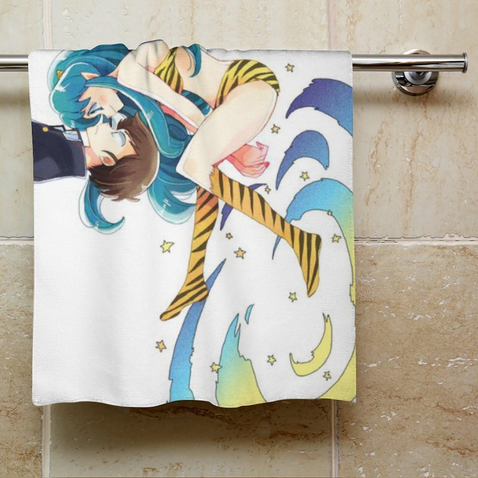 Amazon｜for うる星やつら バスタオル タオル フェイスタオル 吸水 