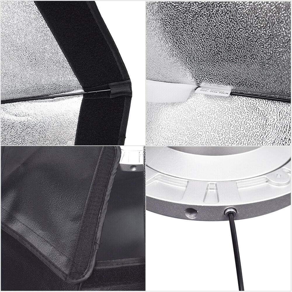 Godox Octa - Soft box (Gris, Aluminum Ring Adaptor, 120 cm)