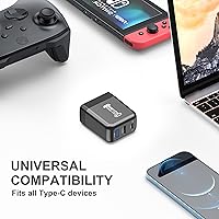 Vista 8 de RREAKA Switch Dock Charger for Nintendo SwitchOLED, Portable TV Docking Station for Nintendo Switch 4K60Hz HDMIUSB2.0PD USB-C Fast Charging Ports