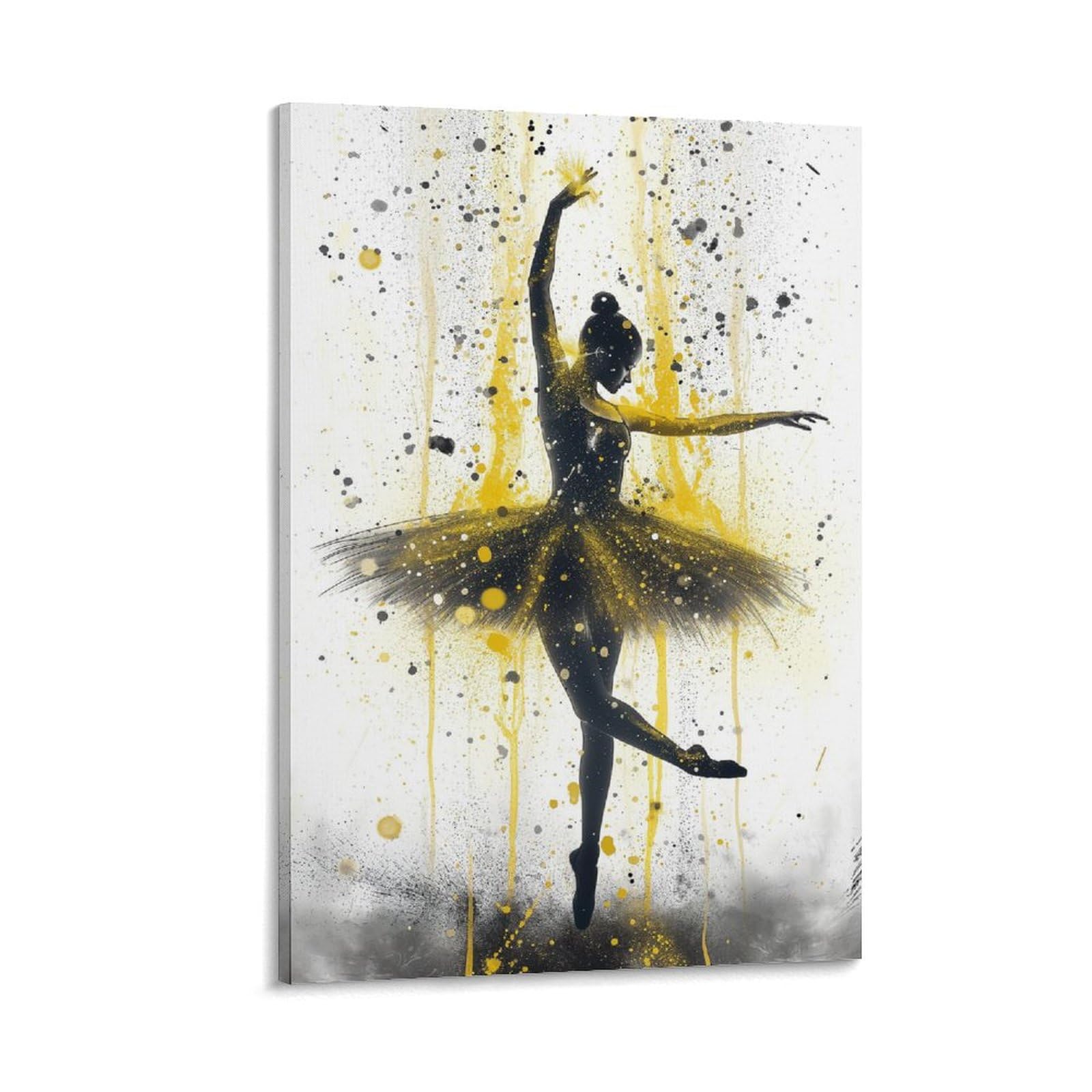 Unrxjzlvm Frame-Style-7 Ballet Dance Art - The Canvas Prints Of Reproduction Artwork Pictures On Canvas Wall Art For Home Office Decorations 16X24inch(40X60cm)