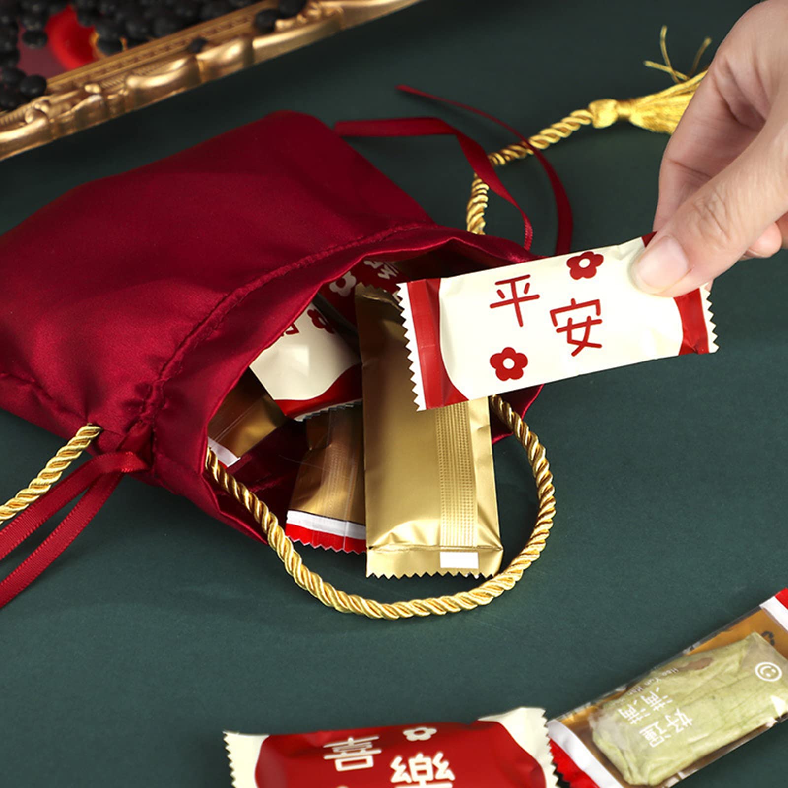 Homewit Sac De Cadeaux De Noël, 2pcs Sac De Noël Avec Cordon De Serrage 70 X 50cm, Pochette Réutilisable Santa Sack En Toile De Jute, Grand Format Pochette Naturel Pour Cadeaux