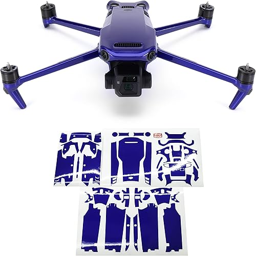 WRAPGRADE Adhesivos de piel completa para DJI Mavic 3  Mavic 3 Classic (azul estratosfera)