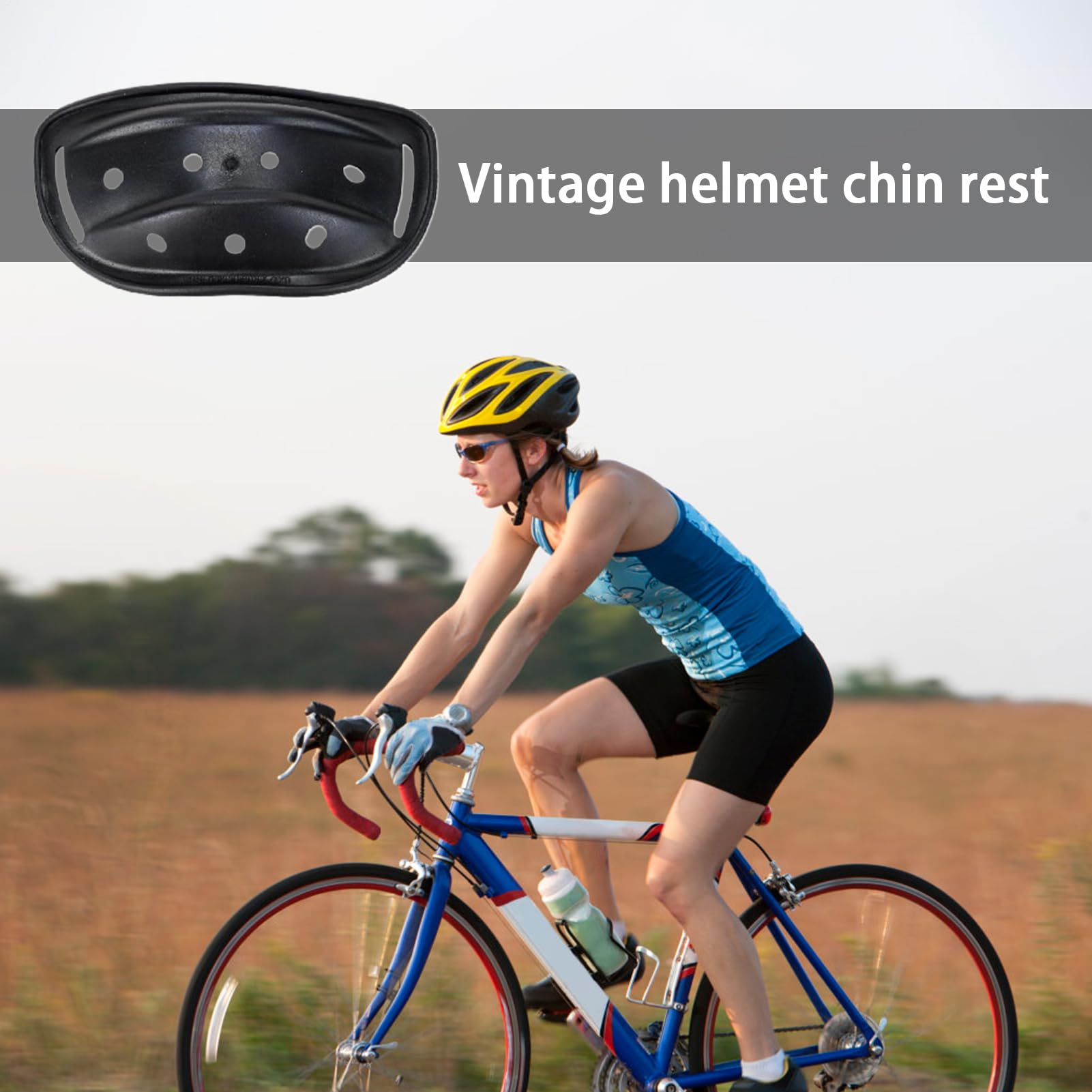 Casqueur du Menton - Coussin De Protection en Silicone | Padin Au Salon du Cycle Polyvalent | Accessoires De Conduite Durables De Sécurité Repos De Sécurité pour Le Vélo, La Moto, Le Skateboard