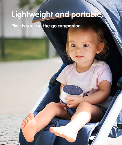 Miniatura 7 de FamiSym Máquina de sonido para bebés, niños y adultos, máquina recargable de ruido blanco para dormir con luz nocturna, 34 sonidos relajantes,