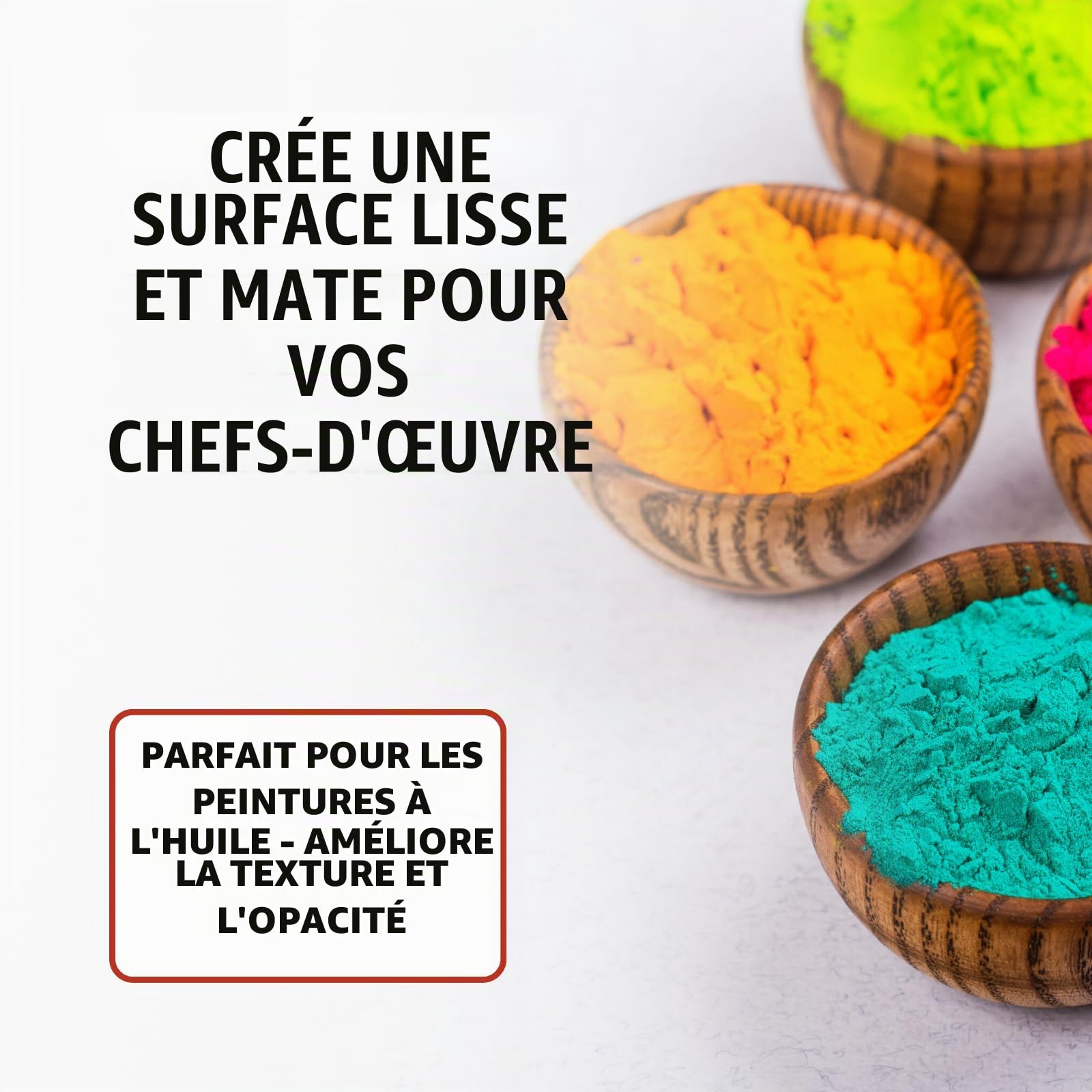 TFC Farine de marbre carbonate de calcium 5 kg – Poudre fine de qualité supérieure pour l'art, l'artisanat et la construction I Respectueux de l'environnement, non toxique, blanc pur, utilisation