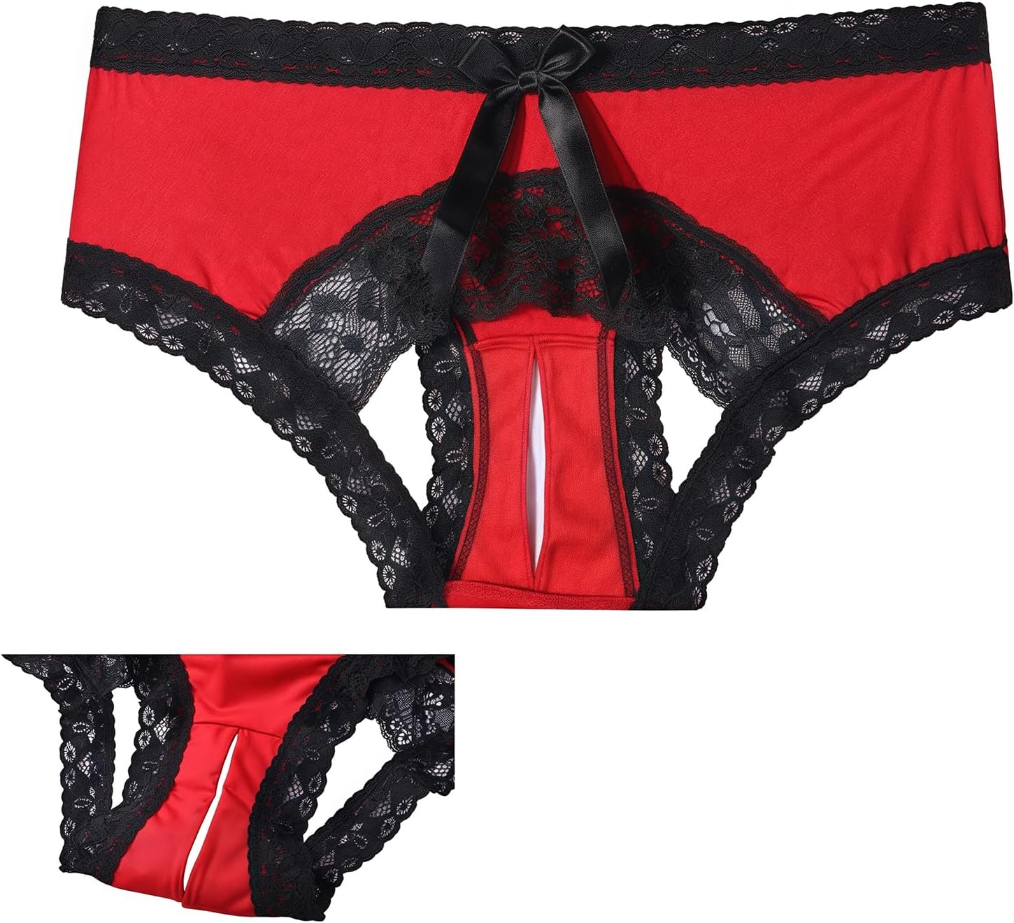 Women's Lace Bikini Panties | Seamless, Invisible, Embroidered, Hipster Briefs