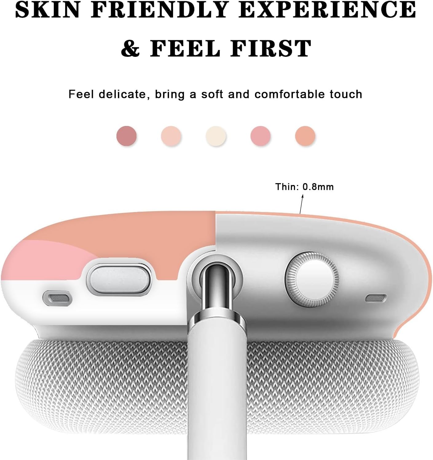 Case for AirPods Max Headphones Soft TPU Skin Anti-Scratch, Ultra Protective Cover Accessories, for Cute Painted Art AirPods Max Headphones Case.