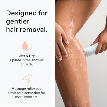 Braun Silk·épil 5, Wet & Dry Epilator, Easy Hair Removal, Lasting Smooth Skin, 5-000, Flamingo Pink