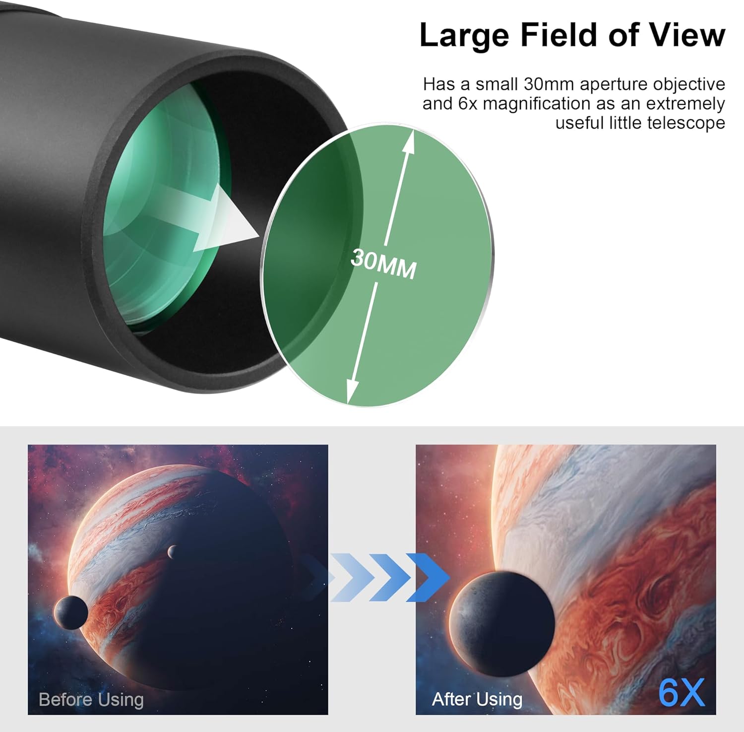 Alstar Universal Quick Release Finder Shoe Base - Bundle with - 6x30 Finder Scope