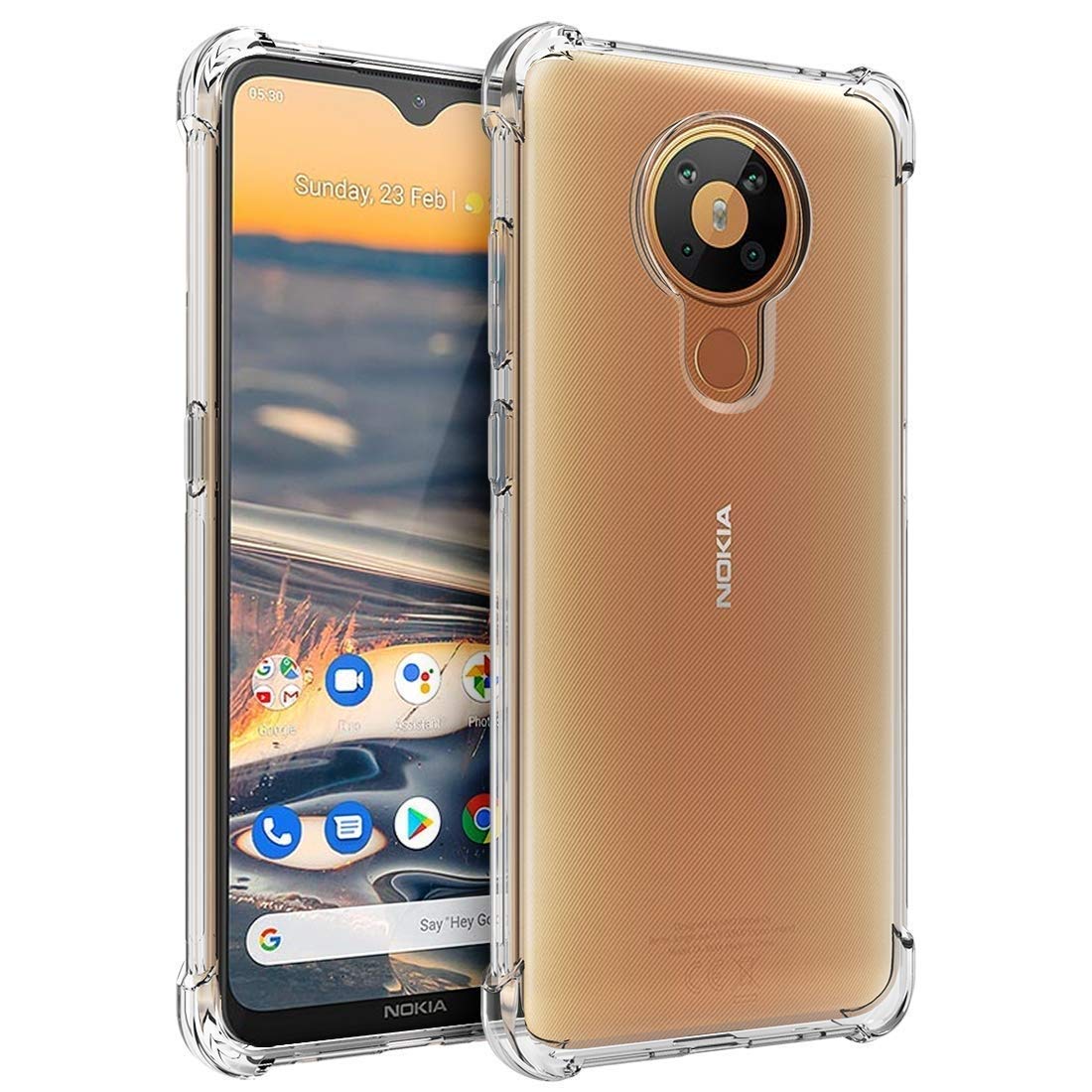Aaralhub Slim Silicon Matte Soft Finish Flexible Back Cover Case for Nokia 5.3 (B08JZGFM3Q) Amazon Price History, Amazon Price Tracker
