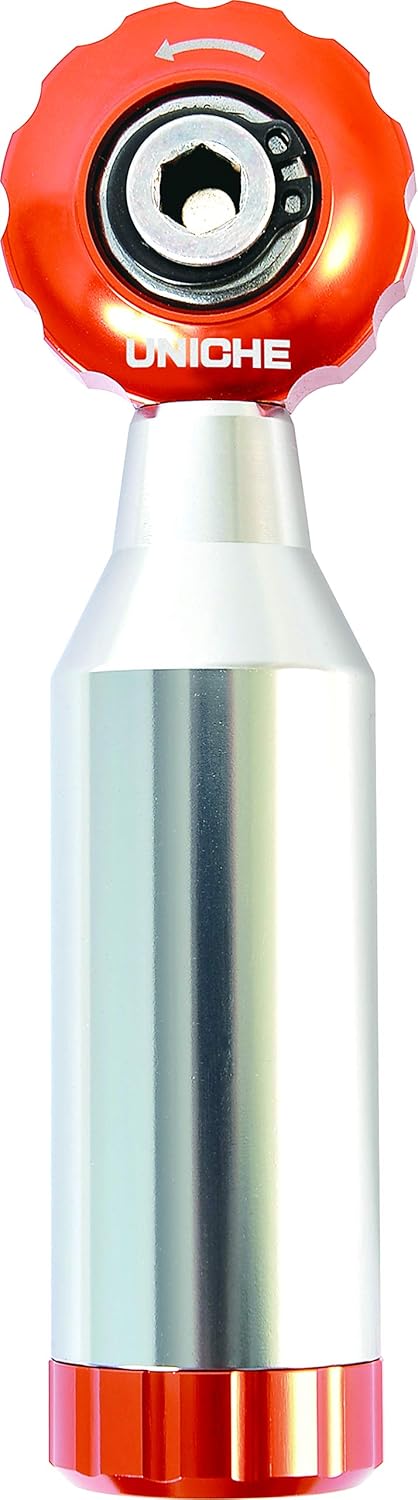 UNICHE Stepless Bike Tool Kit with Finger Ratchet, 12 in 1 Bike Multitool, Portable and Compact Bicycle Repair Kit, Maintenance Tool For Bike, Motorcycle, Home, and DIY (Silver)