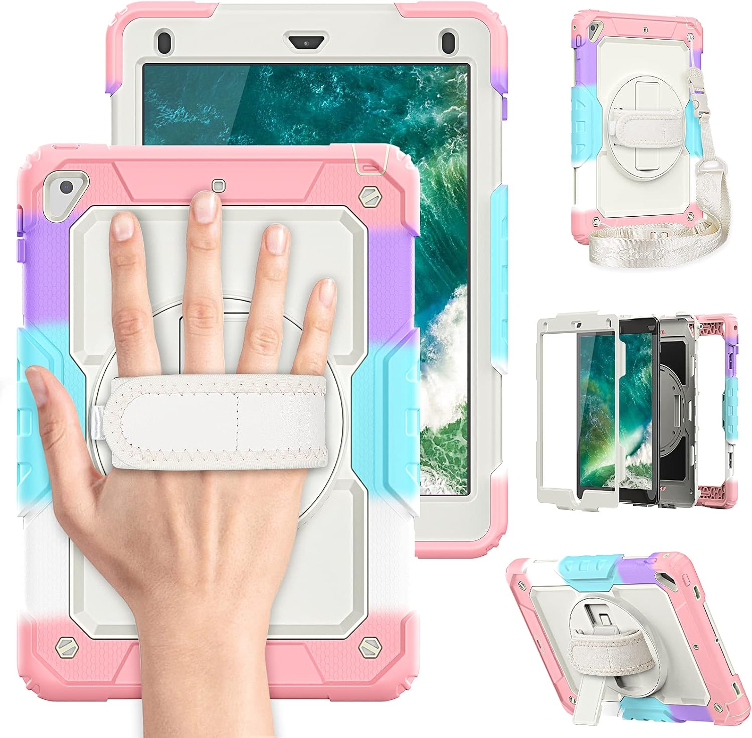 Timecity Case for iPad 6th Generation Case, iPad 5th Gen Case, iPad Air 2 Case, iPad Pro 9.7 Case