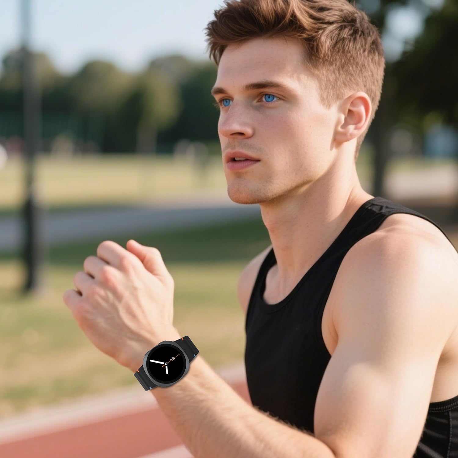 12 Pack Band Compatible with Samsung Galaxy Watch Ultra 47mm/8 7 FE 6 5 4 44mm 40mm/8 6 4 Classic 46mm 47mm 43mm 42mm/5 Pro 45mm/Active 2 Band for Men Women, No Gap Soft Silicone Sport Strap - Image 6