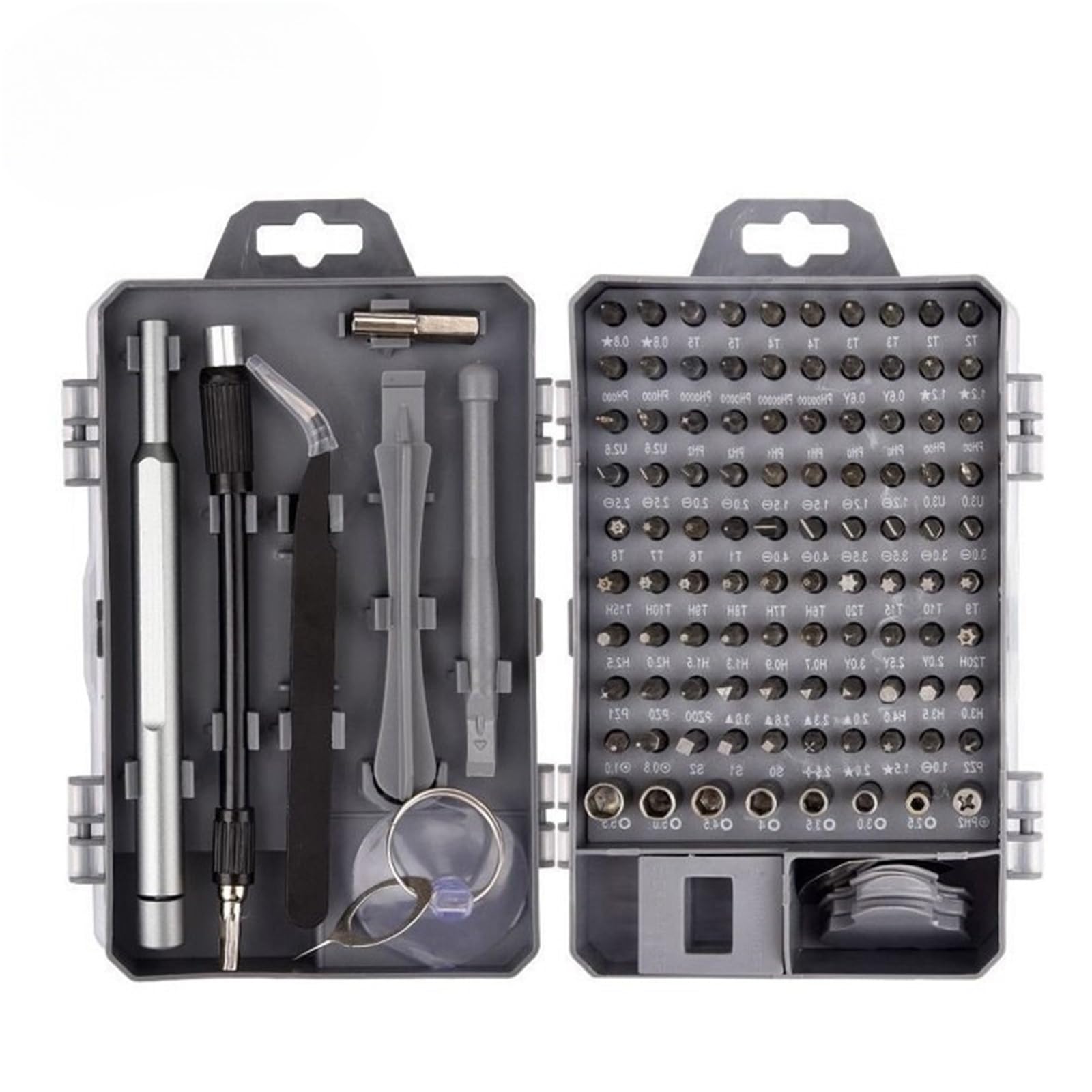 112 in 1 Watch Phone Dismantling Tool Box Chromium Vanadium Steel Combination Screwdriver Set Maintenance Hardware Tools Easy to Carry
