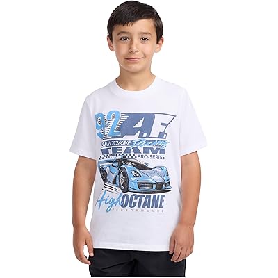 Мужская рубашка abercrombie kids Zoom Tee bright white