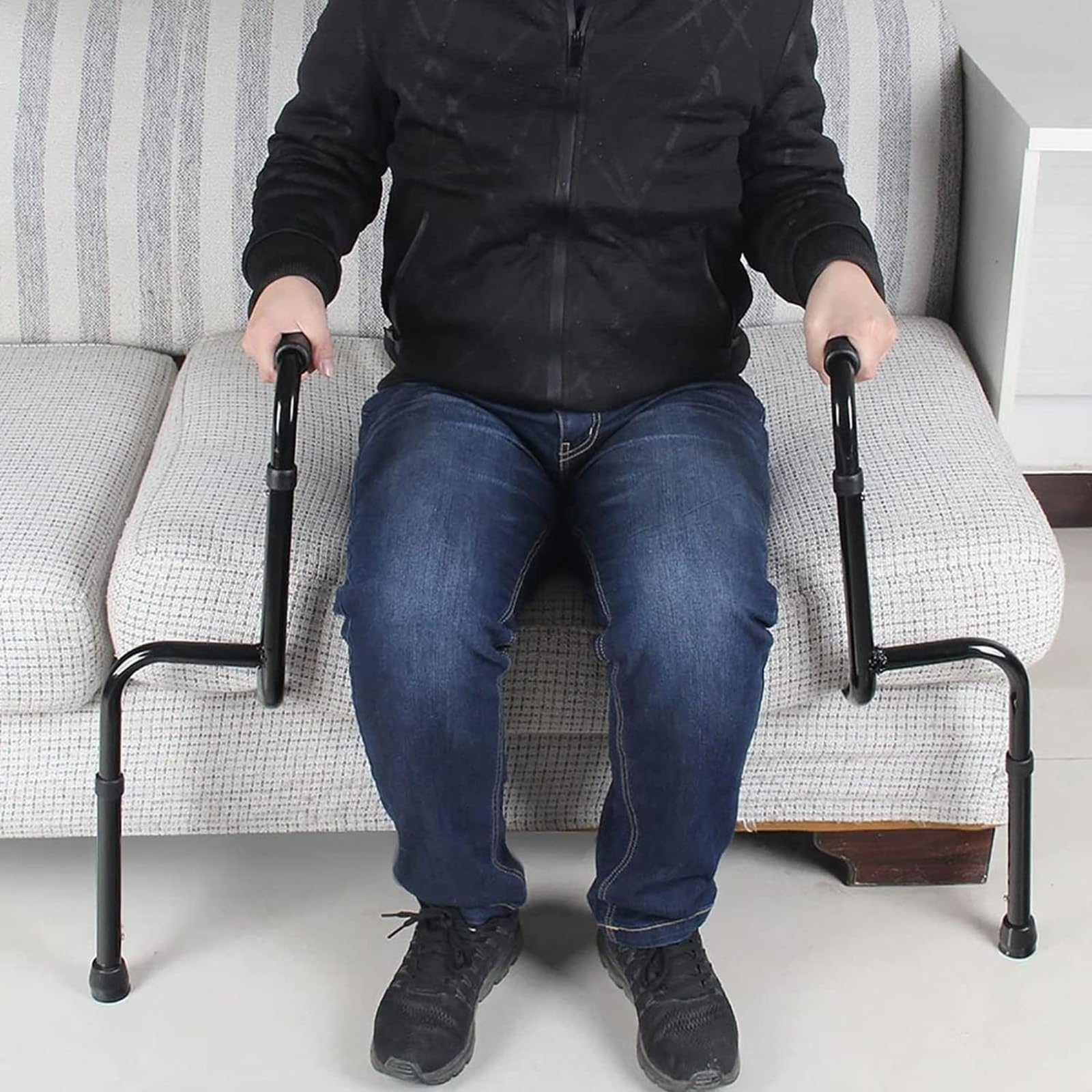 Ayudas de pie para levantarse y sentarse, barra de ayuda para la movilidad para sofá, silla - Mango de asistencia para pacientes, ancianos, personas mayores y discapacitados - Barra de apoyo de