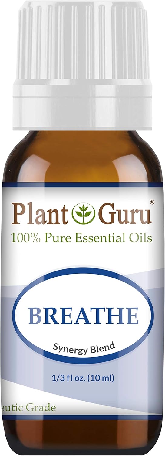 Plant Guru Breathe Synergy Blend 10 ml – 100% Pure Therapeutic Grade Essential Oil
