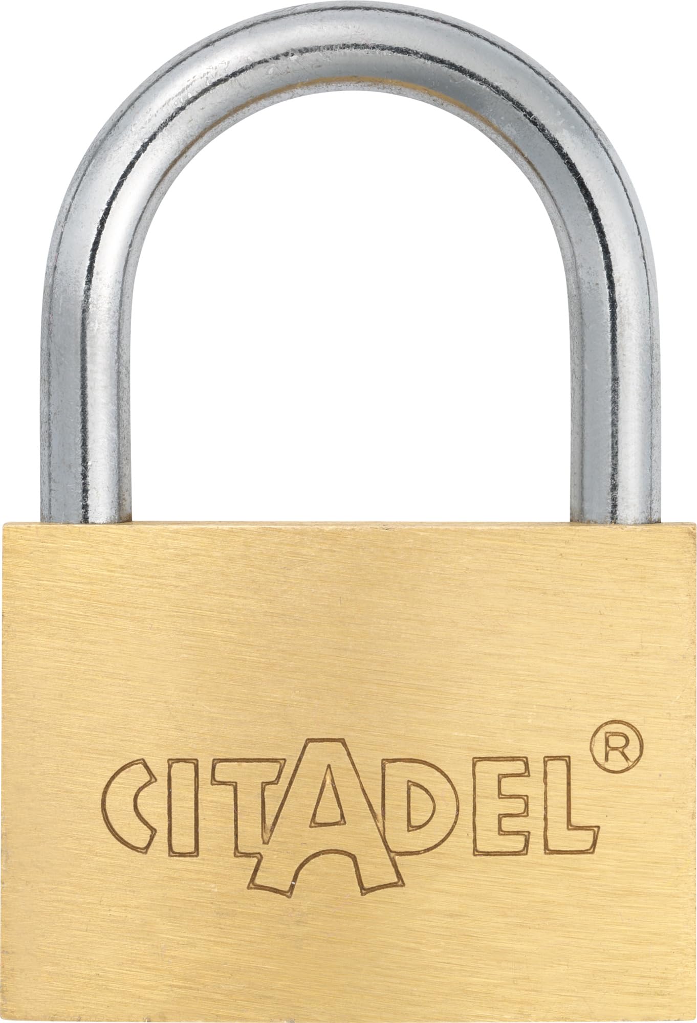 ABUS Padlock Brass Citadel CB/30 - for suitcases lockers, toolboxes etc. - incl. 2 Keys - 30 mm Wide - Gold