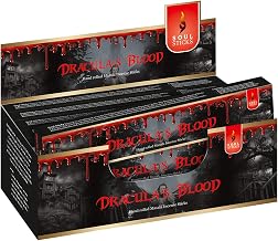 Soul Sticks Hand-Rolled Incense Sticks Evil Spirit Blends 180 Gram Box | 100% Natural Masala Incense Organic Home Fragrance Agarbatti (Dracula's Blood)