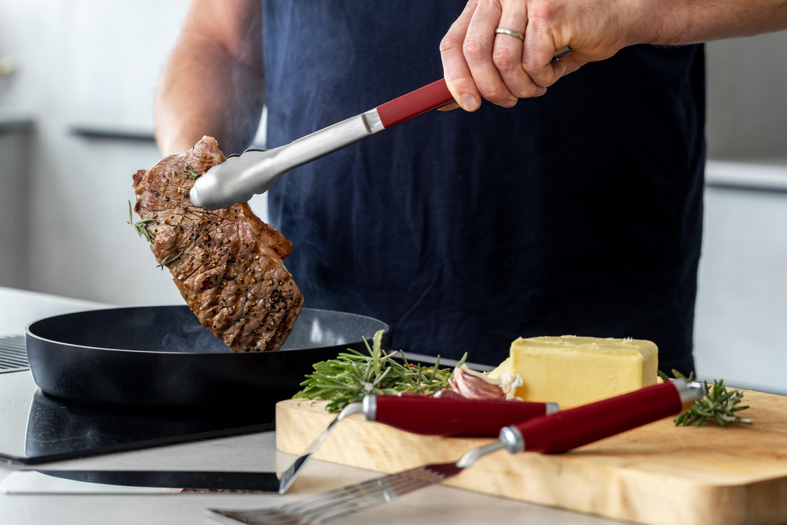 KitchenAid 3-częściowy zestaw do grillowania w pomieszczeniach - Empire Red