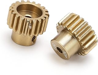 Engrenagem do pinhão do motor, fácil de instalar, engrenagem do pinhão 32DP durável para motor de escova sem escova de carro de 1/10 RC (19-20T)