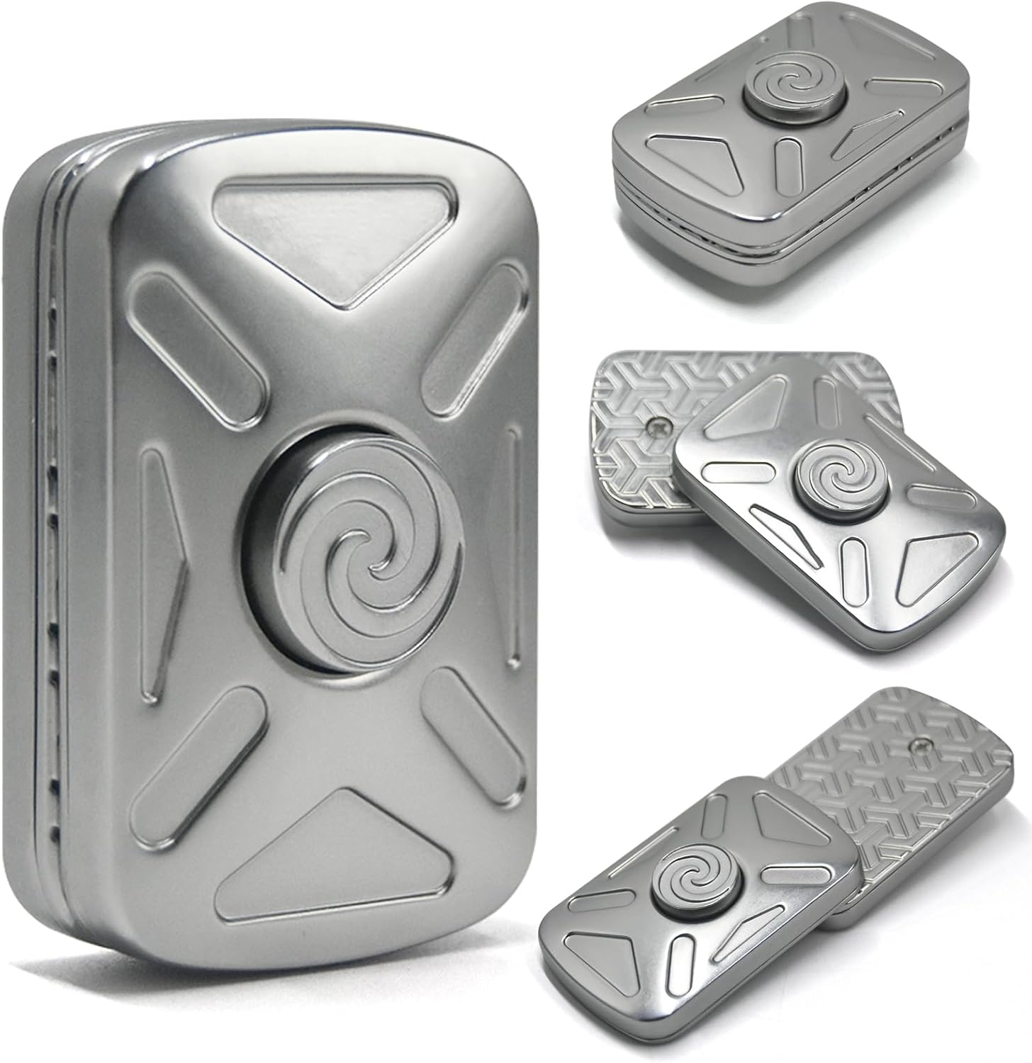 Fidget Spinner Slider Toy for Adults, Stainless Steel Magnetic EDC Toy for Adults Anxiety/ADHD/Stress Relief