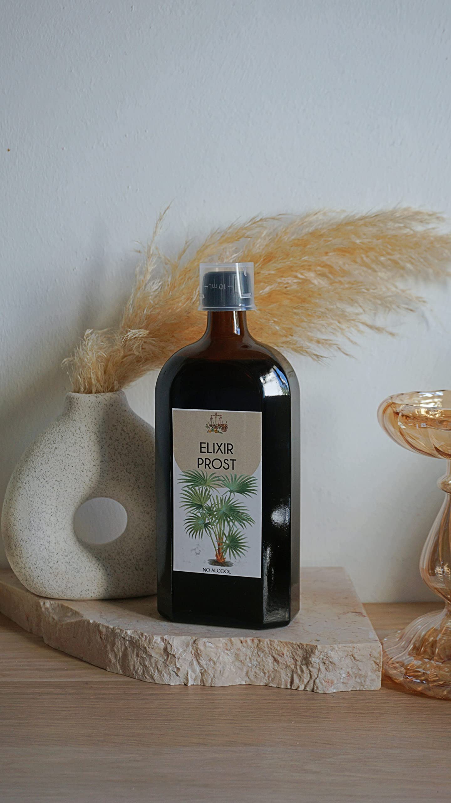 Elixir Prost 500ml I Serenoa, Ortica, Epilobio I Prostata, e minzione alterata, Integratore per la Funzionalità della Prostata