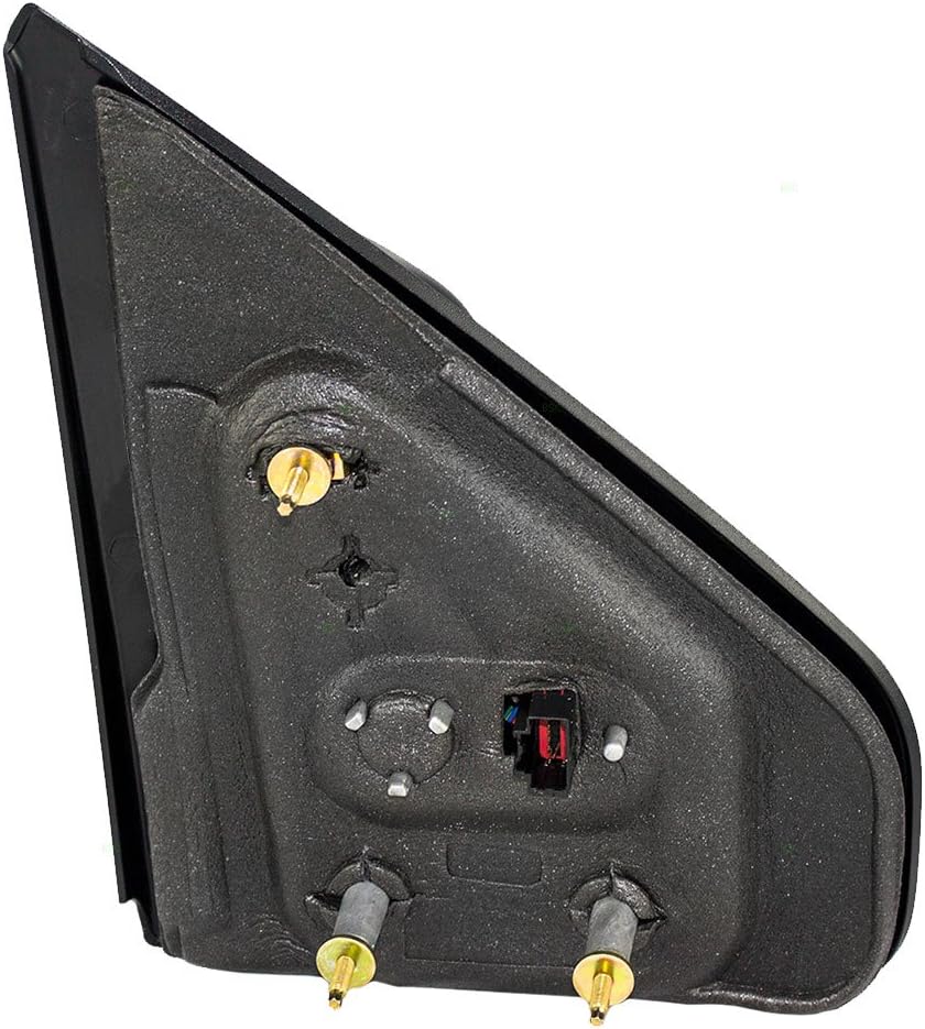 Brock Replacement Driver Side Pedestal Type Power Mirror Textured Black with Heat, Signal and Manual Folding without Memory, Puddle Light or Auto Dim Compatible with 2007-2008 F-150 8L3Z17683FA