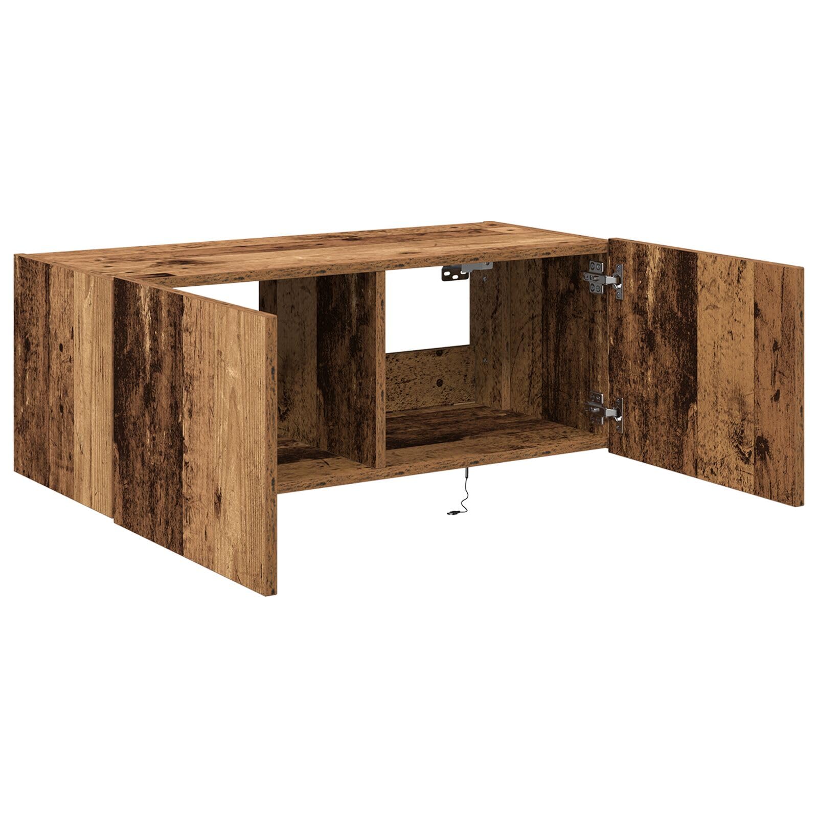 vidaXL Szafka pod telewizor 80 x 35 x 31 cm Stare drewno