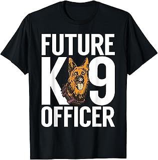 Future K9 Officer Dog Handler Elite Breed Fostering Shepherd T-Shirt