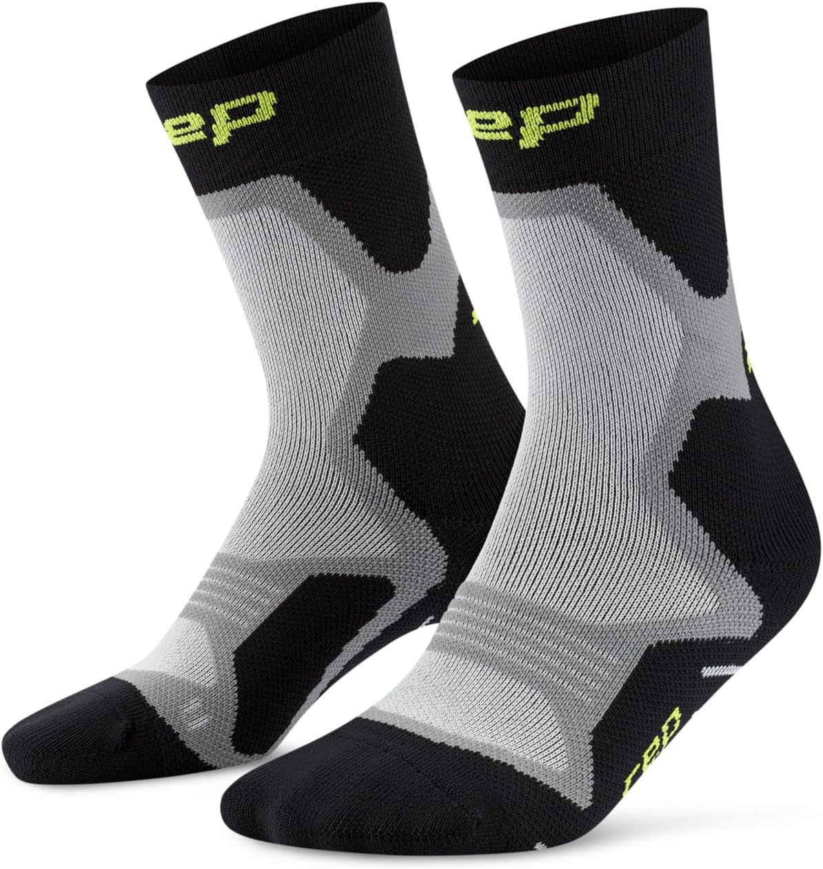 CEP Core Run Cushion Mid Cut Compression Socks - Plush Blister-Free Running Socks for Men & Women with Achilles Stabilization - Image 3