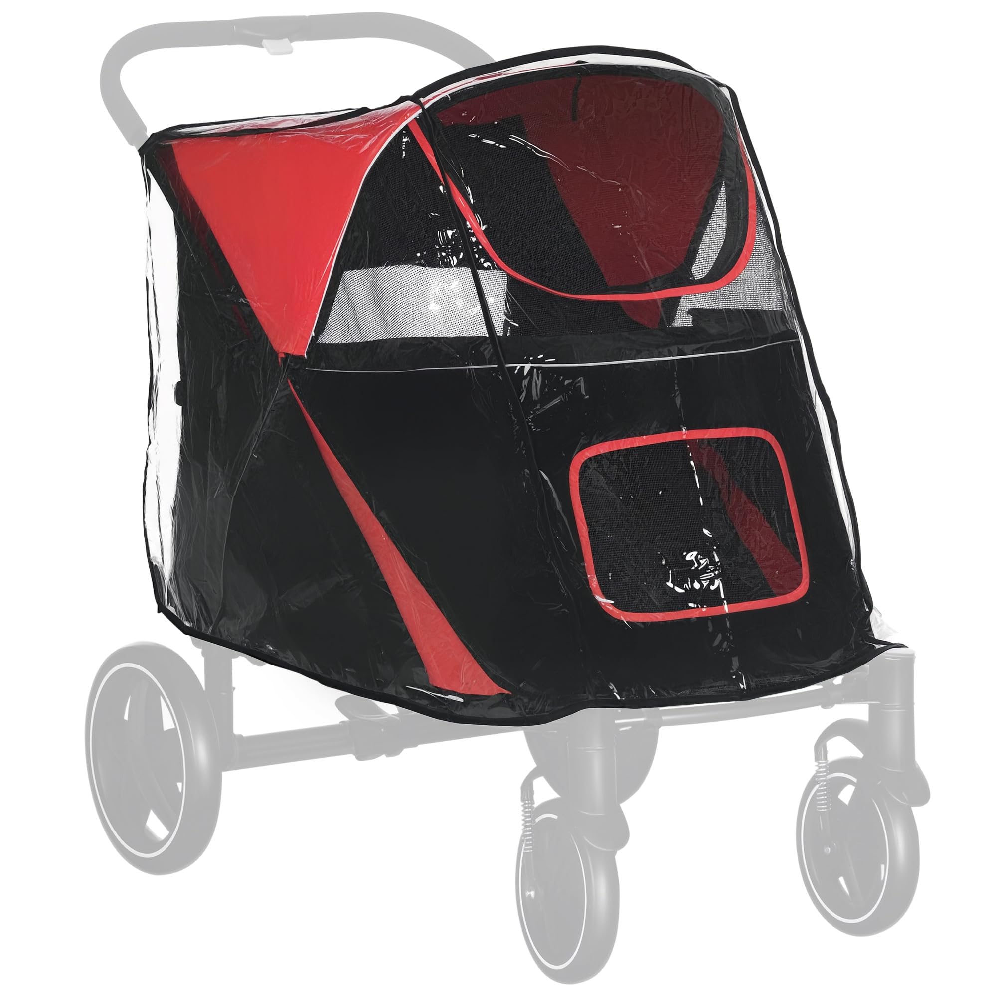 Dog Stroller Rain Cover, Cover for Dog Pram Buggy for, Large, Medium Dogs