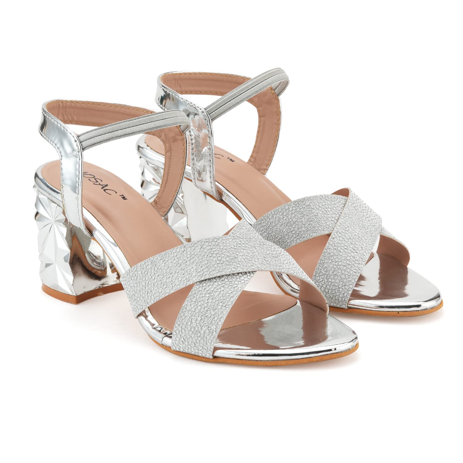 MOSAC Women & Girls Female Ladies Wedding Bridal Sandal Heels Wedding Bridal Footwear for Parties/Weddings/Festivals/Casual Wear (B0BMXLN748) Amazon Price History, Amazon Price Tracker